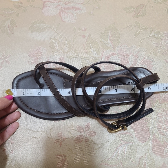 Marion Parke | Harvey Strappy Sandals in Chocolate Brown Lux Calf Size 7 - Picture 15 of 15